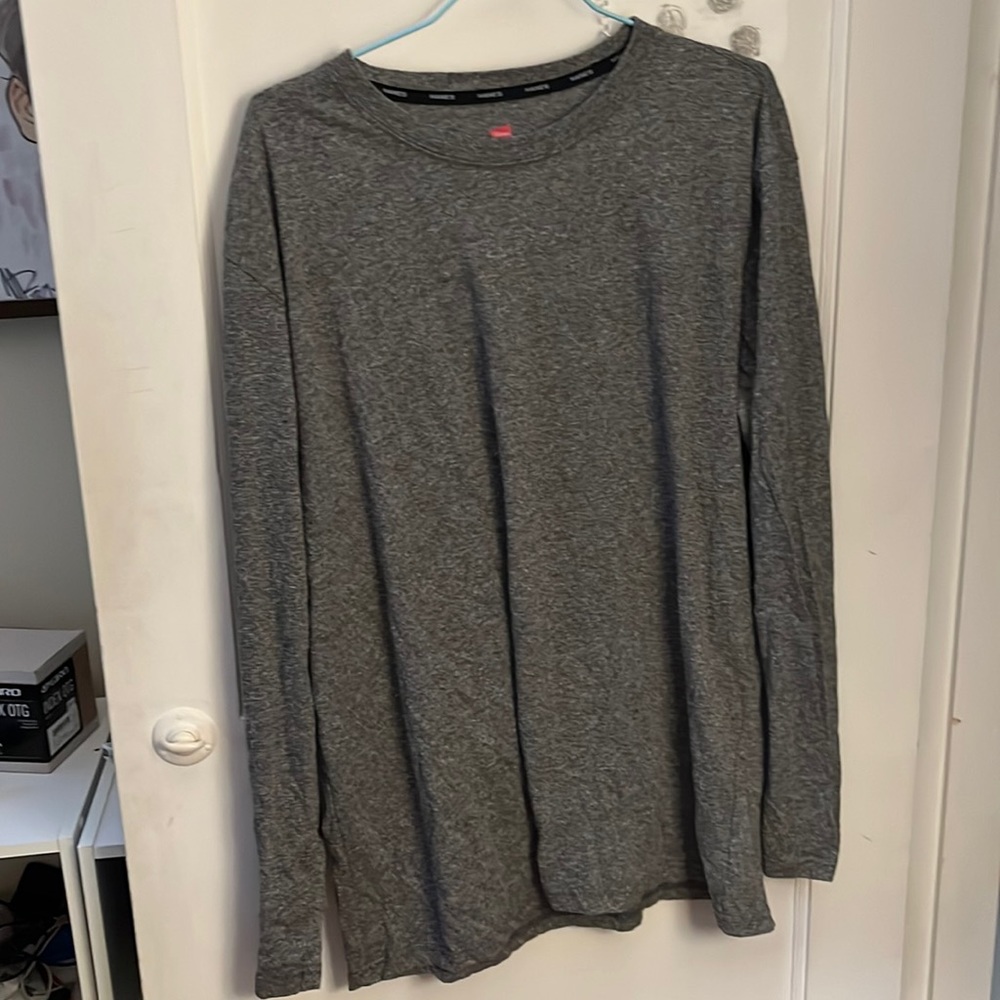 Hanes compression long sleeve shirt